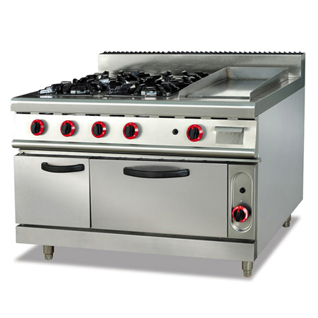 FQ-TQG-4EGas Range With 4-Burner&Griddie&Oven